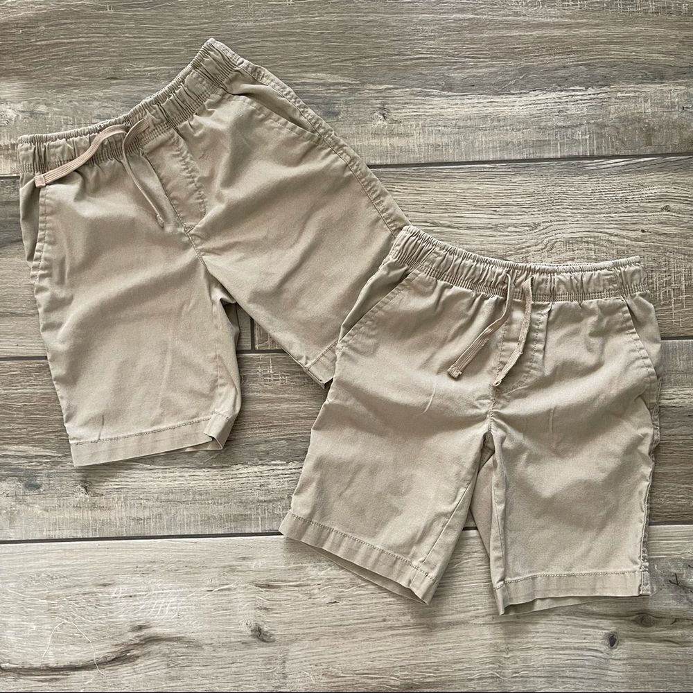 WONDER NATION Boys Khaki Uniform Shorts